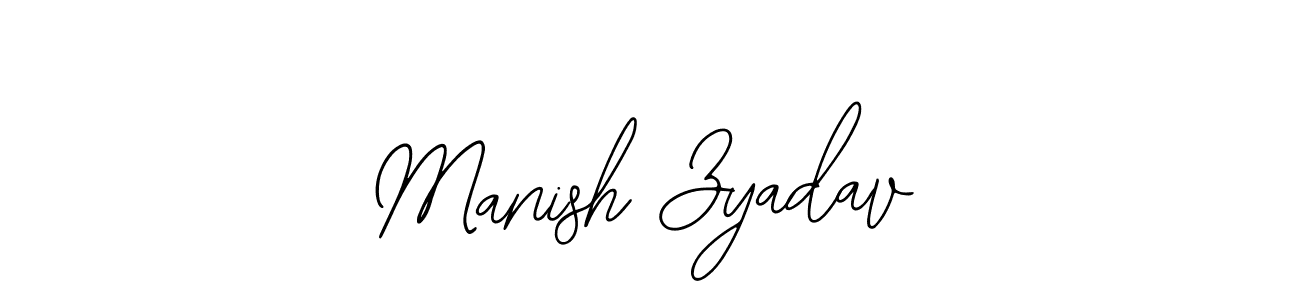 Also You can easily find your signature by using the search form. We will create Manish Zyadav name handwritten signature images for you free of cost using Bearetta-2O07w sign style. Manish Zyadav signature style 12 images and pictures png