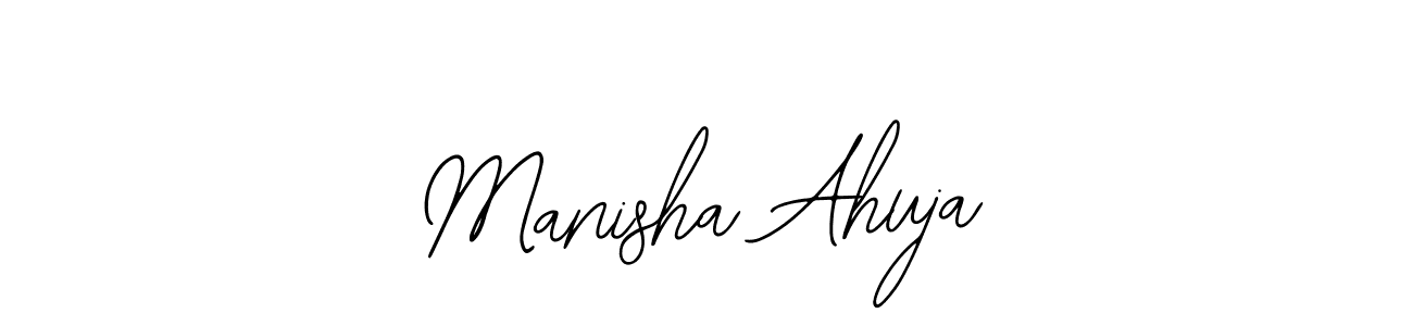 It looks lik you need a new signature style for name Manisha Ahuja. Design unique handwritten (Bearetta-2O07w) signature with our free signature maker in just a few clicks. Manisha Ahuja signature style 12 images and pictures png
