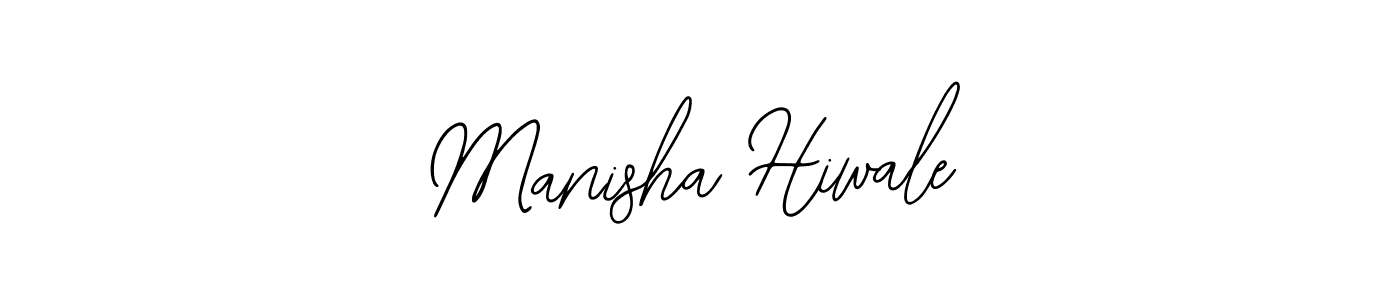 You should practise on your own different ways (Bearetta-2O07w) to write your name (Manisha Hiwale) in signature. don't let someone else do it for you. Manisha Hiwale signature style 12 images and pictures png