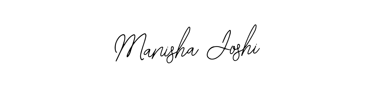 Create a beautiful signature design for name Manisha Joshi. With this signature (Bearetta-2O07w) fonts, you can make a handwritten signature for free. Manisha Joshi signature style 12 images and pictures png