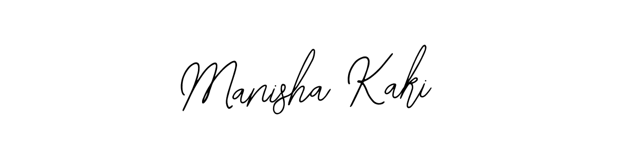 Make a short Manisha Kaki signature style. Manage your documents anywhere anytime using Bearetta-2O07w. Create and add eSignatures, submit forms, share and send files easily. Manisha Kaki signature style 12 images and pictures png
