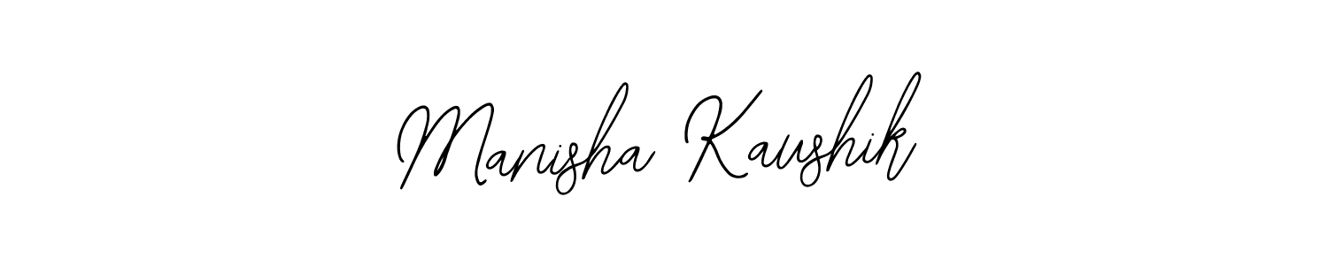 Bearetta-2O07w is a professional signature style that is perfect for those who want to add a touch of class to their signature. It is also a great choice for those who want to make their signature more unique. Get Manisha Kaushik name to fancy signature for free. Manisha Kaushik signature style 12 images and pictures png