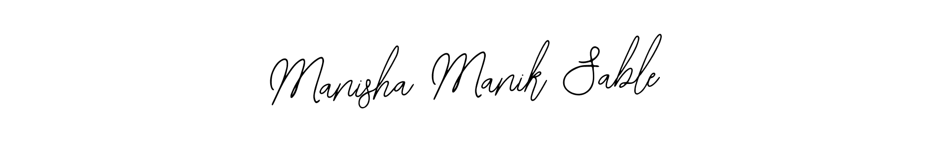 It looks lik you need a new signature style for name Manisha Manik Sable. Design unique handwritten (Bearetta-2O07w) signature with our free signature maker in just a few clicks. Manisha Manik Sable signature style 12 images and pictures png