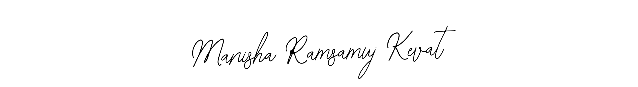 This is the best signature style for the Manisha Ramsamuj Kevat name. Also you like these signature font (Bearetta-2O07w). Mix name signature. Manisha Ramsamuj Kevat signature style 12 images and pictures png