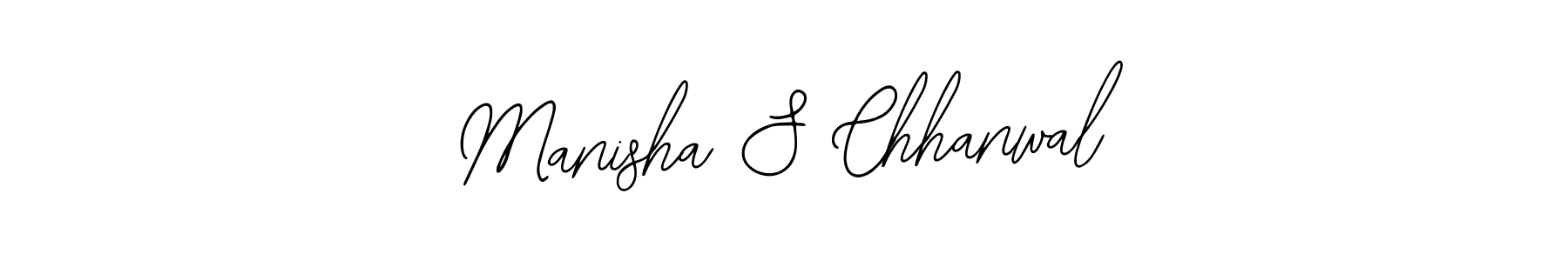 Design your own signature with our free online signature maker. With this signature software, you can create a handwritten (Bearetta-2O07w) signature for name Manisha S Chhanwal. Manisha S Chhanwal signature style 12 images and pictures png