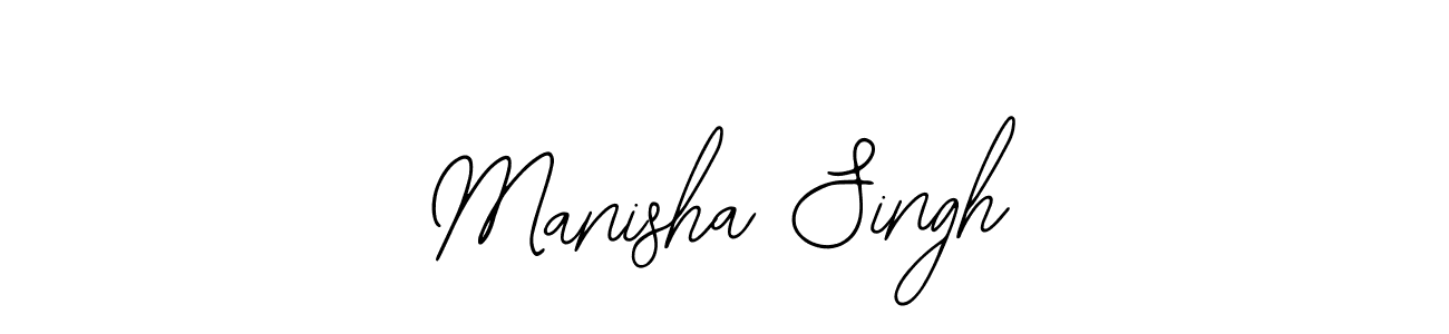 if you are searching for the best signature style for your name Manisha Singh. so please give up your signature search. here we have designed multiple signature styles  using Bearetta-2O07w. Manisha Singh signature style 12 images and pictures png