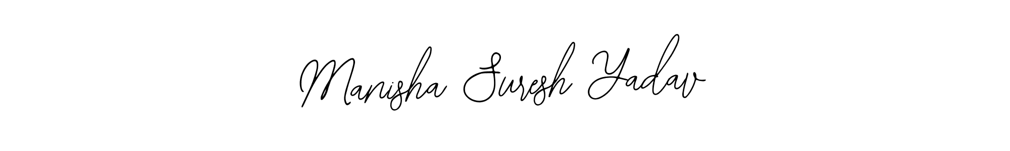 How to make Manisha Suresh Yadav signature? Bearetta-2O07w is a professional autograph style. Create handwritten signature for Manisha Suresh Yadav name. Manisha Suresh Yadav signature style 12 images and pictures png