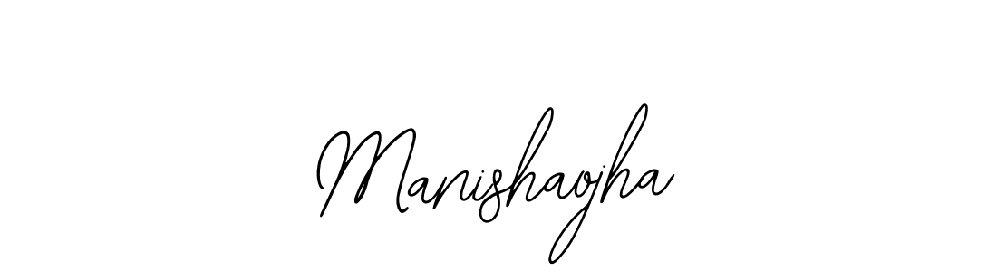 Also we have Manishaojha name is the best signature style. Create professional handwritten signature collection using Bearetta-2O07w autograph style. Manishaojha signature style 12 images and pictures png