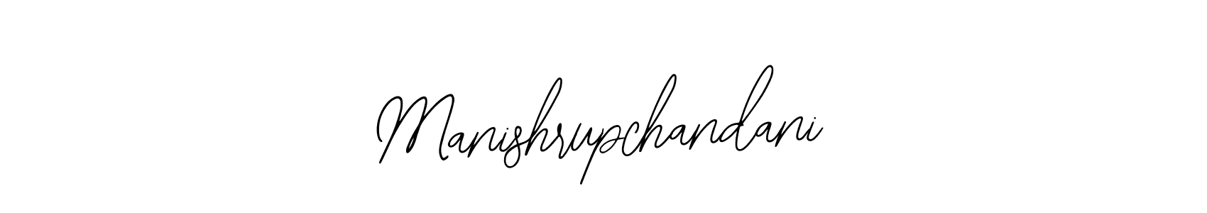 You should practise on your own different ways (Bearetta-2O07w) to write your name (Manishrupchandani) in signature. don't let someone else do it for you. Manishrupchandani signature style 12 images and pictures png