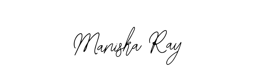 Design your own signature with our free online signature maker. With this signature software, you can create a handwritten (Bearetta-2O07w) signature for name Maniska Ray. Maniska Ray signature style 12 images and pictures png