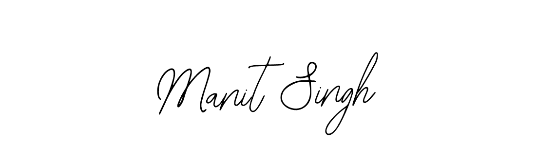 Use a signature maker to create a handwritten signature online. With this signature software, you can design (Bearetta-2O07w) your own signature for name Manit Singh. Manit Singh signature style 12 images and pictures png