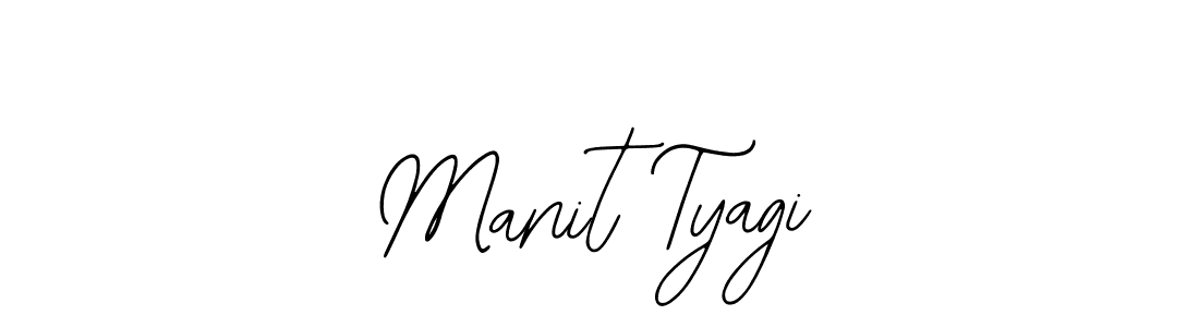 Use a signature maker to create a handwritten signature online. With this signature software, you can design (Bearetta-2O07w) your own signature for name Manit Tyagi. Manit Tyagi signature style 12 images and pictures png