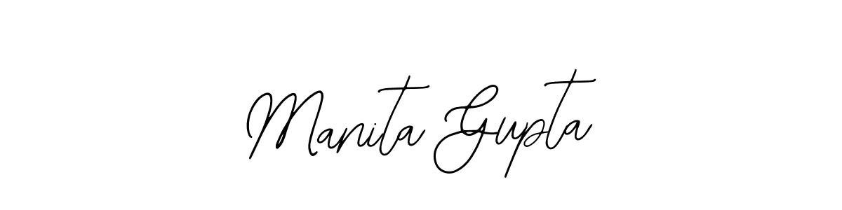 How to Draw Manita Gupta signature style? Bearetta-2O07w is a latest design signature styles for name Manita Gupta. Manita Gupta signature style 12 images and pictures png