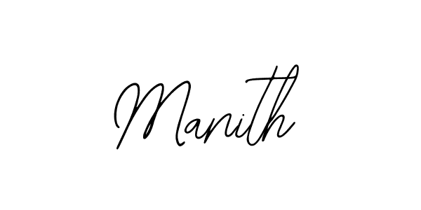 You should practise on your own different ways (Bearetta-2O07w) to write your name (Manith) in signature. don't let someone else do it for you. Manith signature style 12 images and pictures png