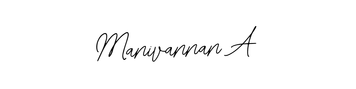 Manivannan A stylish signature style. Best Handwritten Sign (Bearetta-2O07w) for my name. Handwritten Signature Collection Ideas for my name Manivannan A. Manivannan A signature style 12 images and pictures png