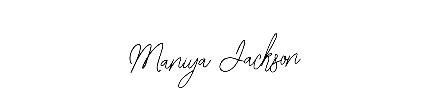 Maniya Jackson stylish signature style. Best Handwritten Sign (Bearetta-2O07w) for my name. Handwritten Signature Collection Ideas for my name Maniya Jackson. Maniya Jackson signature style 12 images and pictures png