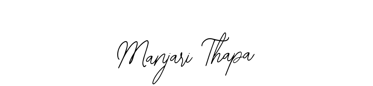 Make a beautiful signature design for name Manjari Thapa. Use this online signature maker to create a handwritten signature for free. Manjari Thapa signature style 12 images and pictures png