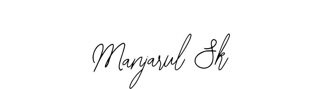 Also You can easily find your signature by using the search form. We will create Manjarul Sk name handwritten signature images for you free of cost using Bearetta-2O07w sign style. Manjarul Sk signature style 12 images and pictures png