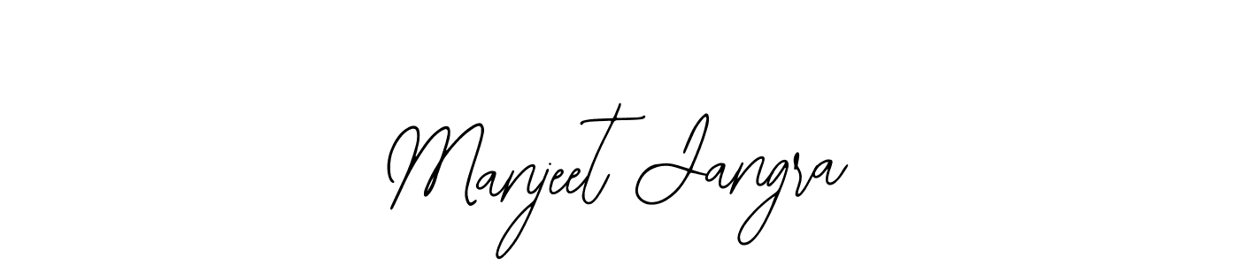 Design your own signature with our free online signature maker. With this signature software, you can create a handwritten (Bearetta-2O07w) signature for name Manjeet Jangra. Manjeet Jangra signature style 12 images and pictures png