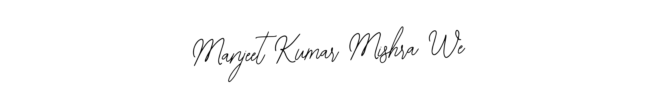 Similarly Bearetta-2O07w is the best handwritten signature design. Signature creator online .You can use it as an online autograph creator for name Manjeet Kumar Mishra We. Manjeet Kumar Mishra We signature style 12 images and pictures png
