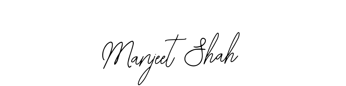 if you are searching for the best signature style for your name Manjeet Shah. so please give up your signature search. here we have designed multiple signature styles  using Bearetta-2O07w. Manjeet Shah signature style 12 images and pictures png