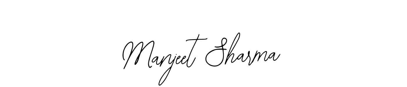 Make a beautiful signature design for name Manjeet Sharma. With this signature (Bearetta-2O07w) style, you can create a handwritten signature for free. Manjeet Sharma signature style 12 images and pictures png