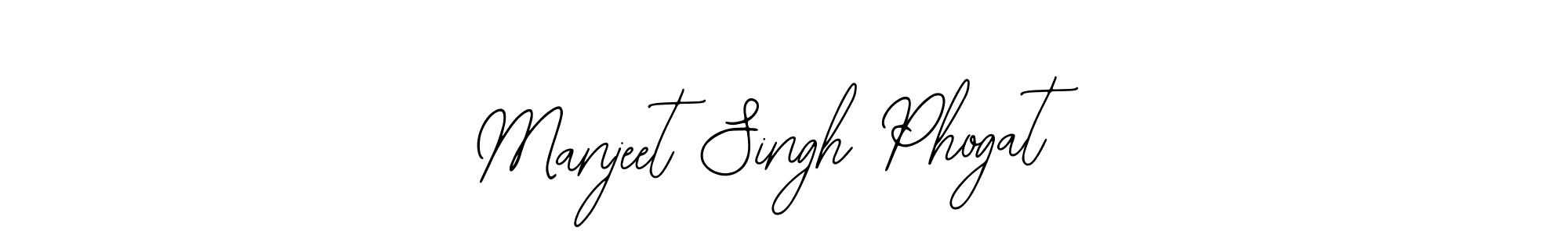 You should practise on your own different ways (Bearetta-2O07w) to write your name (Manjeet Singh Phogat) in signature. don't let someone else do it for you. Manjeet Singh Phogat signature style 12 images and pictures png