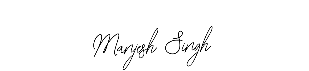 Create a beautiful signature design for name Manjesh Singh. With this signature (Bearetta-2O07w) fonts, you can make a handwritten signature for free. Manjesh Singh signature style 12 images and pictures png