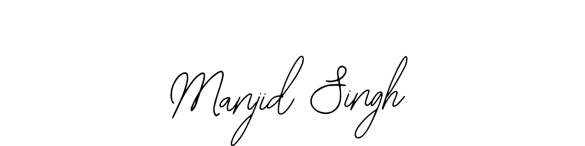 Manjid Singh stylish signature style. Best Handwritten Sign (Bearetta-2O07w) for my name. Handwritten Signature Collection Ideas for my name Manjid Singh. Manjid Singh signature style 12 images and pictures png