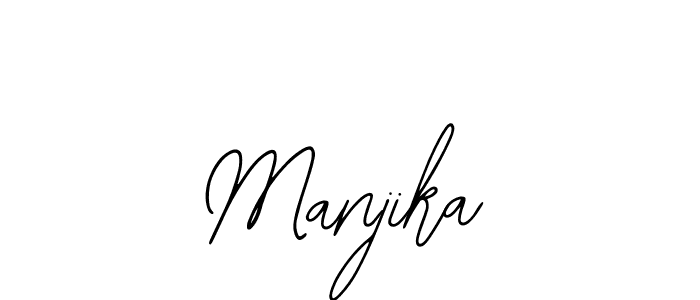 Make a beautiful signature design for name Manjika. With this signature (Bearetta-2O07w) style, you can create a handwritten signature for free. Manjika signature style 12 images and pictures png