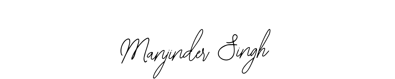 Also we have Manjinder Singh name is the best signature style. Create professional handwritten signature collection using Bearetta-2O07w autograph style. Manjinder Singh signature style 12 images and pictures png