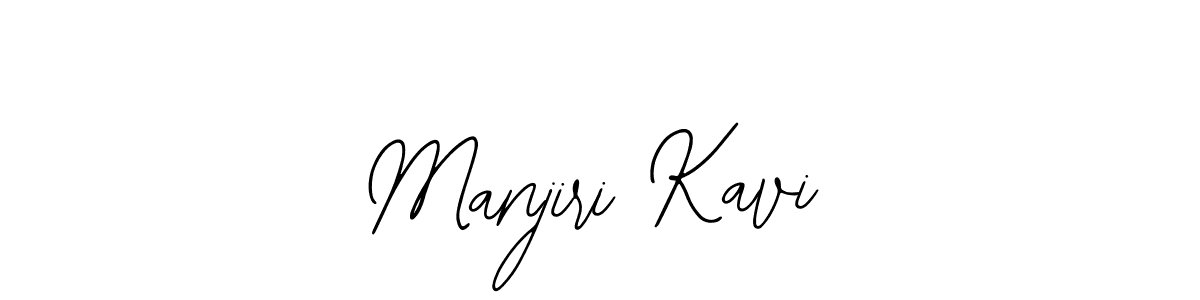 Make a beautiful signature design for name Manjiri Kavi. With this signature (Bearetta-2O07w) style, you can create a handwritten signature for free. Manjiri Kavi signature style 12 images and pictures png