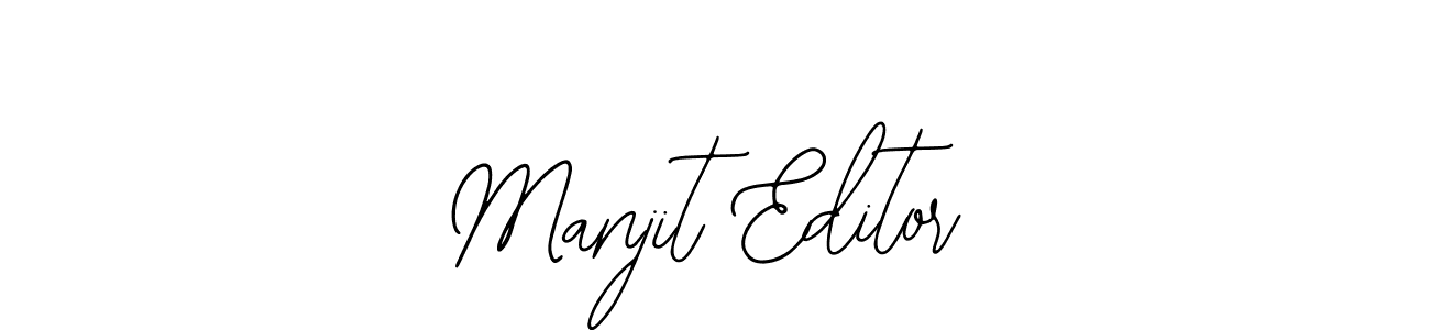 Create a beautiful signature design for name Manjit Editor. With this signature (Bearetta-2O07w) fonts, you can make a handwritten signature for free. Manjit Editor signature style 12 images and pictures png