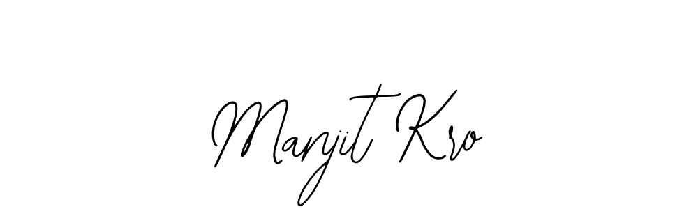 Similarly Bearetta-2O07w is the best handwritten signature design. Signature creator online .You can use it as an online autograph creator for name Manjit Kro. Manjit Kro signature style 12 images and pictures png