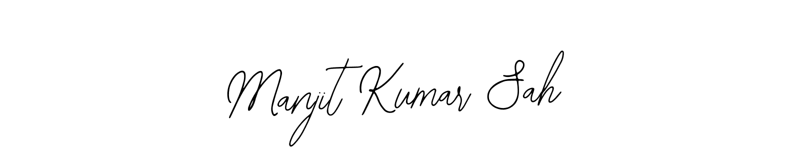 Use a signature maker to create a handwritten signature online. With this signature software, you can design (Bearetta-2O07w) your own signature for name Manjit Kumar Sah. Manjit Kumar Sah signature style 12 images and pictures png