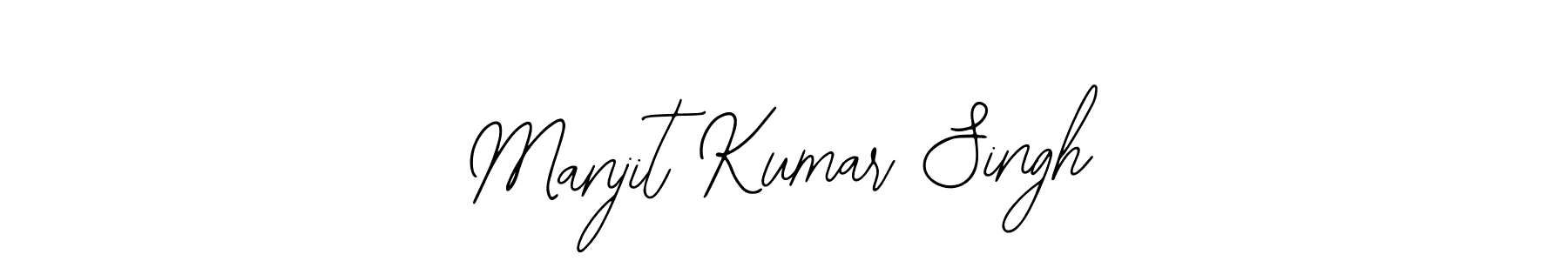 Also we have Manjit Kumar Singh name is the best signature style. Create professional handwritten signature collection using Bearetta-2O07w autograph style. Manjit Kumar Singh signature style 12 images and pictures png