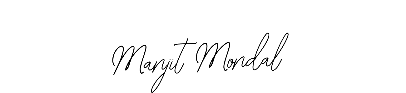 Also You can easily find your signature by using the search form. We will create Manjit Mondal name handwritten signature images for you free of cost using Bearetta-2O07w sign style. Manjit Mondal signature style 12 images and pictures png