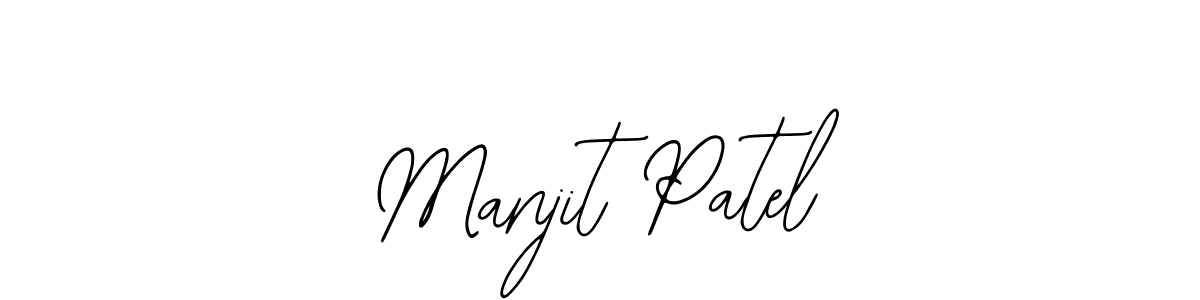 Make a beautiful signature design for name Manjit Patel. Use this online signature maker to create a handwritten signature for free. Manjit Patel signature style 12 images and pictures png