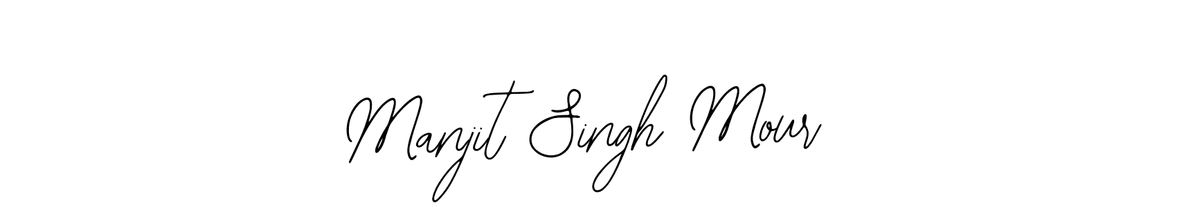 Manjit Singh Mour stylish signature style. Best Handwritten Sign (Bearetta-2O07w) for my name. Handwritten Signature Collection Ideas for my name Manjit Singh Mour. Manjit Singh Mour signature style 12 images and pictures png