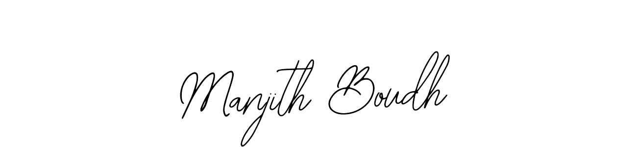 Manjith Boudh stylish signature style. Best Handwritten Sign (Bearetta-2O07w) for my name. Handwritten Signature Collection Ideas for my name Manjith Boudh. Manjith Boudh signature style 12 images and pictures png