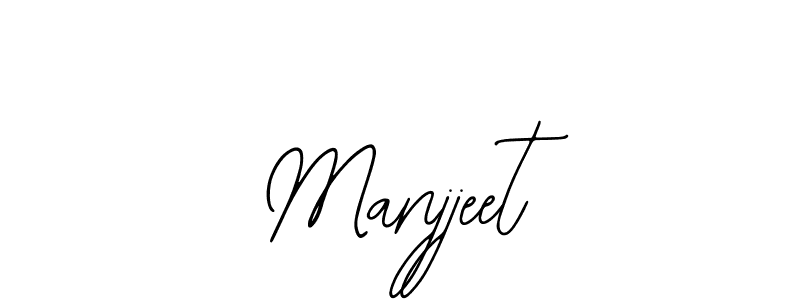 How to make Manjjeet name signature. Use Bearetta-2O07w style for creating short signs online. This is the latest handwritten sign. Manjjeet signature style 12 images and pictures png