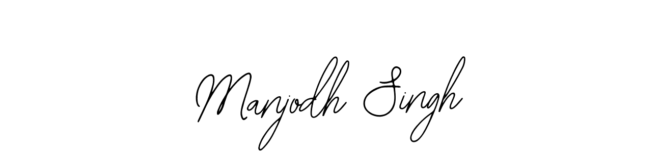 Make a short Manjodh Singh signature style. Manage your documents anywhere anytime using Bearetta-2O07w. Create and add eSignatures, submit forms, share and send files easily. Manjodh Singh signature style 12 images and pictures png