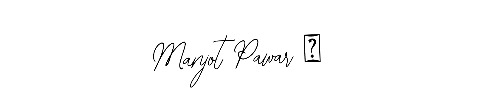 Make a beautiful signature design for name Manjot Pawar ❤. With this signature (Bearetta-2O07w) style, you can create a handwritten signature for free. Manjot Pawar ❤ signature style 12 images and pictures png