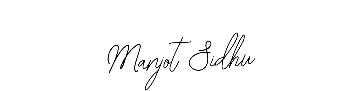 Bearetta-2O07w is a professional signature style that is perfect for those who want to add a touch of class to their signature. It is also a great choice for those who want to make their signature more unique. Get Manjot Sidhu name to fancy signature for free. Manjot Sidhu signature style 12 images and pictures png
