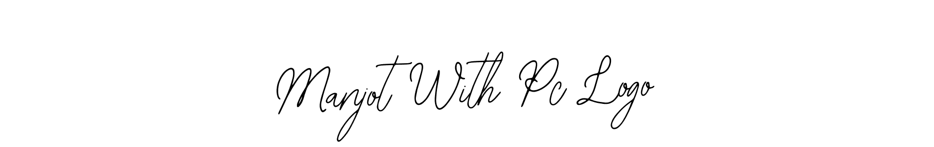 How to Draw Manjot With Pc Logo signature style? Bearetta-2O07w is a latest design signature styles for name Manjot With Pc Logo. Manjot With Pc Logo signature style 12 images and pictures png