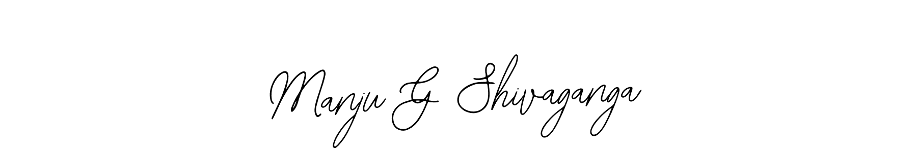 Make a beautiful signature design for name Manju G Shivaganga. Use this online signature maker to create a handwritten signature for free. Manju G Shivaganga signature style 12 images and pictures png