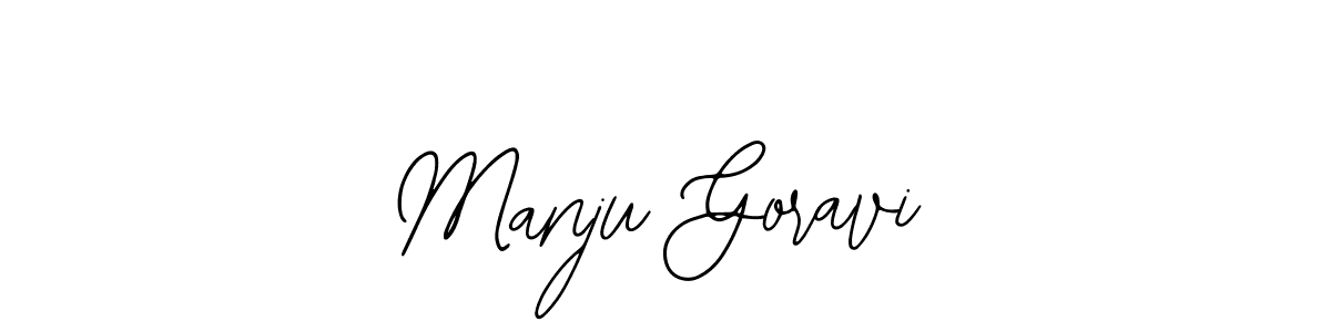 Make a short Manju Goravi signature style. Manage your documents anywhere anytime using Bearetta-2O07w. Create and add eSignatures, submit forms, share and send files easily. Manju Goravi signature style 12 images and pictures png