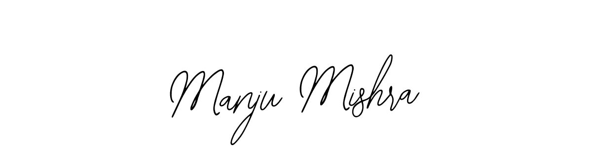Design your own signature with our free online signature maker. With this signature software, you can create a handwritten (Bearetta-2O07w) signature for name Manju Mishra. Manju Mishra signature style 12 images and pictures png