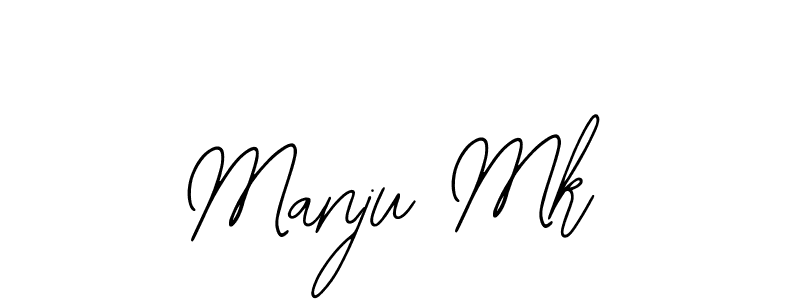 Also we have Manju Mk name is the best signature style. Create professional handwritten signature collection using Bearetta-2O07w autograph style. Manju Mk signature style 12 images and pictures png