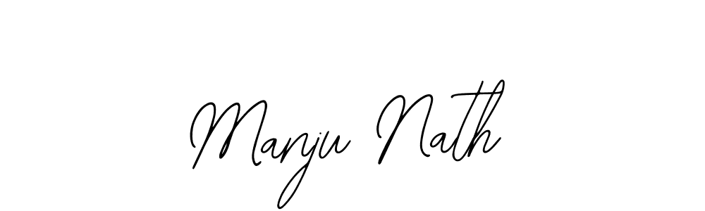if you are searching for the best signature style for your name Manju Nath. so please give up your signature search. here we have designed multiple signature styles  using Bearetta-2O07w. Manju Nath signature style 12 images and pictures png